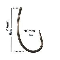 قلاب مورب کوتاه کپوری Carp Sprit سایز 4 | فروشگاه لوازم ماهیگیری آنزوپلاس