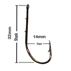 قلاب ماهی سوف یوولا (Youvella) سایز 0 / 1 | فروشگاه لوازم ماهیگیری آنزوپلاس