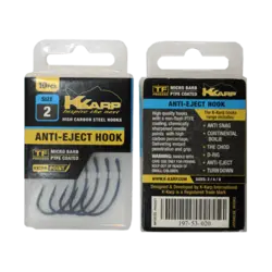 قلاب KKARP مورب کپوری کی کارپ سایز 2 | فروشگاه لوازم ماهیگیری آنزوپلاس
