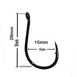 قلاب FUDO کپوری فودو سایز 0 / 2 (کپور بالای 10KG) (CHNR-BN) | فروشگاه لوازم ماهیگیری آنزوپلاس