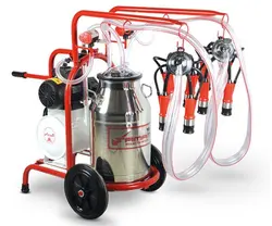 دستگاه شیردوش دو واحد روغنی استیل