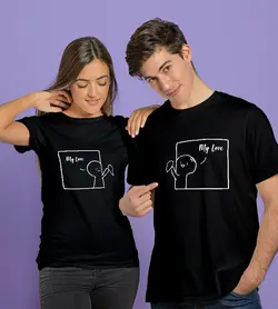 تیشرت ست My Love