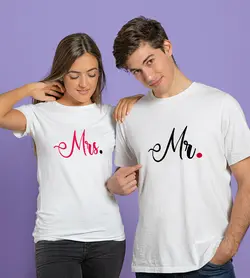 تیشرت ست Mr و Mrs