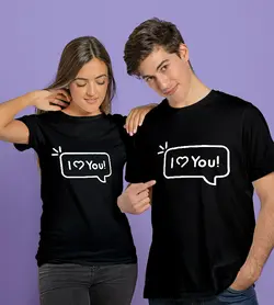 تیشرت ست I Love you!