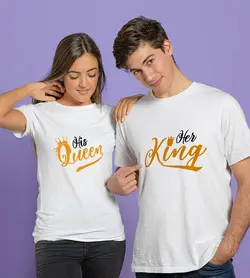 تیشرت ست Queen & king