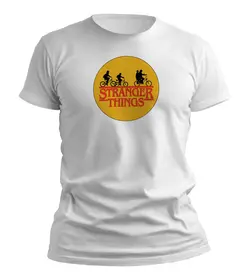 تیشرت چیزهای عجیب (Stranger things) طرح دوچرخه