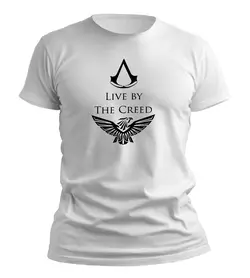 تیشرت اساسین کرید (Assassin's creed) طرح باعقیده زندگی کن (LIVE BY THE CREED)