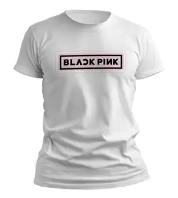 تیشرت بلک پینک (Black pink) طرح لوگو
