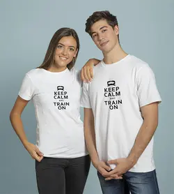 تیشرت کیوکوشین (Kyokushin) طرح آرام باش و تمرین کن (KEEP CALM AND TRAIN ON)