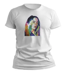 تیشرت BILLIE EILISH (بیلی آیلیش) طرح نقاشی
