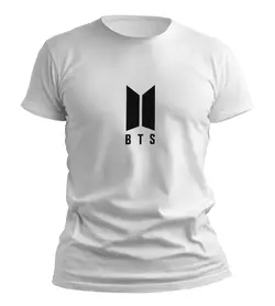 تیشرت بی تی اس  (BTS) طرح لوگو