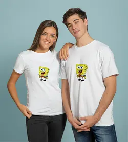 تیشرت Spong bob (باب اسفنجی) طرح باب اسفنجی خوشحال
