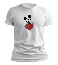تیشرت Micky mouse (میکی موس) طرح Heart (قلب)