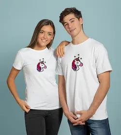 تیشرت یونیکورن(Unicorn) صورتی
