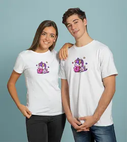 تیشرت یونیکورن(Unicorn) گوگولی و دونات