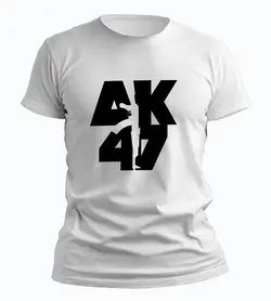 تیشرت کلاشینکف طرح 1 (AK47)