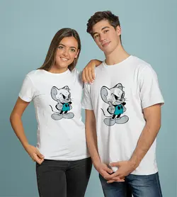 تیشرت تلفیق میکی موس (Mickey Mouse) و جری (Jerry)