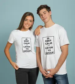 تیشرت Keep Calm and Listen To HipHop