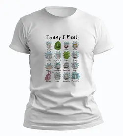 تیشرت ریک و مورتی (Rick and Morty) Today i feel