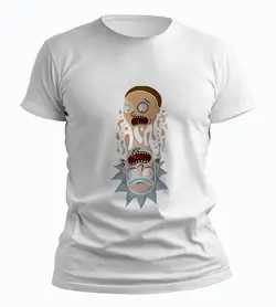 تیشرت ریک و مورتی (Rick and Morty) چسبیده