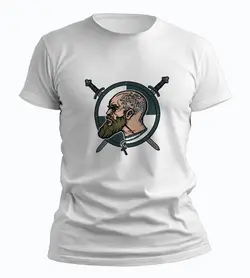 تیشرت وایکینگ ها (Vikings) طرح سپر و شمشیر
