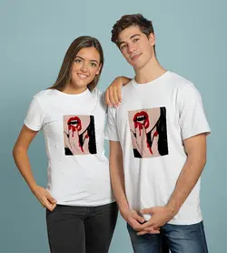 تیشرت دختر زخمی