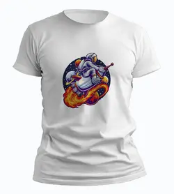 تیشرت فضانورد آتشین