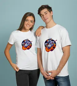 تیشرت فضانورد آتشین