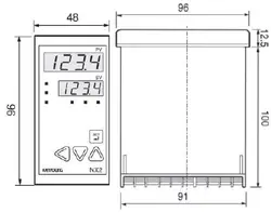 خرید ترموستات دیجیتال کنترل دما دیجیتال NX2