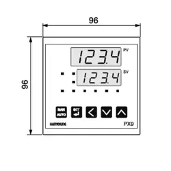 ترموستات کنترلر دما دیجیتال هانیانگ 00-PX9