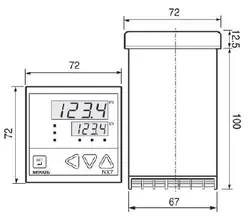 کنترلر دما دیجیتال ترموستات المنت NX7