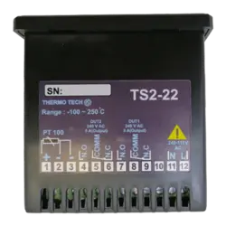 نمایشگر دما PT100 ترموستات مدل TS2-22