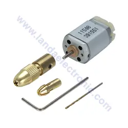مینی دریل لاندا الکترونیک JANSON <br>(6-12V 25000RPM) - لاندا الکترونیک 66700456-021