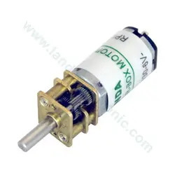 موتور گیربکس دار دی سی ZGA12-FN30 <BR>(6V 10RPM) - لاندا الکترونیک موتور دی سی