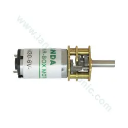 موتور گیربکس دار دی سی ZGA12-FN30 <BR>(6V 10RPM) - لاندا الکترونیک موتور دی سی