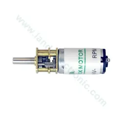 موتور گیربکس دار دی سی ZGA12-FN30 <BR>(6V 10RPM) - لاندا الکترونیک موتور دی سی