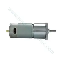 موتور دی سی گیربکس دار ZGA37FH <BR>(12V 100RPM) - لاندا الکترونیک