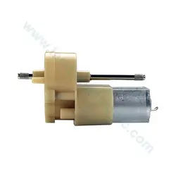 لاندا الکترونیک موتور دی سی 180 MOTOR WITH PLASTIC GEAR <br>(6V 780RPM)