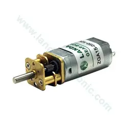 موتور گیربکس دار دی سی ZGA15<br>(12V 32RPM) - لاندا الکترونیک موتور دی سی