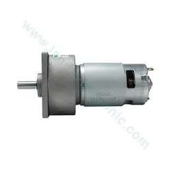 موتور دی سی گیربکس دار ZGA60FM<br>(12V 500RPM) - لاندا الکترونیک