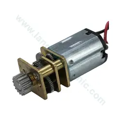 موتور دی سی گیربکس دار چرخ دنده دار ZGA12-FN20 <br> (6V 70RPM) - لاندا الکترونیک