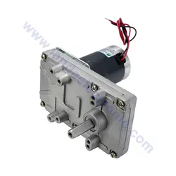 موتور دی سی گیربکس دار ZGB102FEE <br>(12V 4RPM) - لاندا الکترونیک