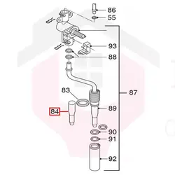 فروش سری پلاستیکی نازل بخار قهوه ساز دلونگی bco420,bco431 اورجینال