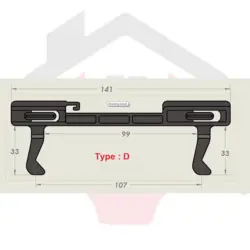 هوک مایکروویو Type D - ایران سرویس شاپ