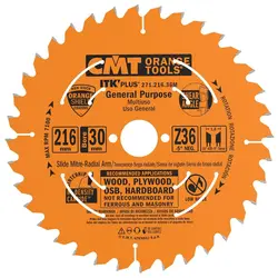 تیغ اره چوب بر روکش سرامیک 36*21/6سی ام تی 271.216.36m