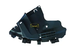 نگهدارنده زیر سپر جلو ساندرو - استپ وی (خاک اندازی زیر سپر ساندرو ) چپ L وارداتی | رنوشاپ