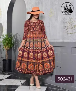 سارافون کتان طرح لنگی هندی
