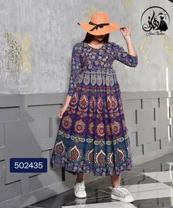 سارافون کتان طرح لنگی هندی
