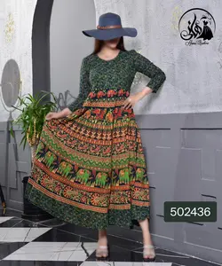 سارافون کتان طرح لنگی هندی