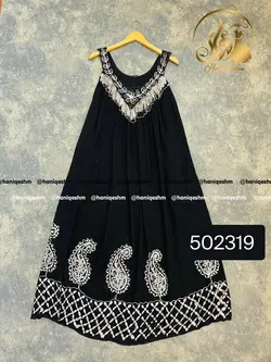 پیراهن نخی کریشه هندی
